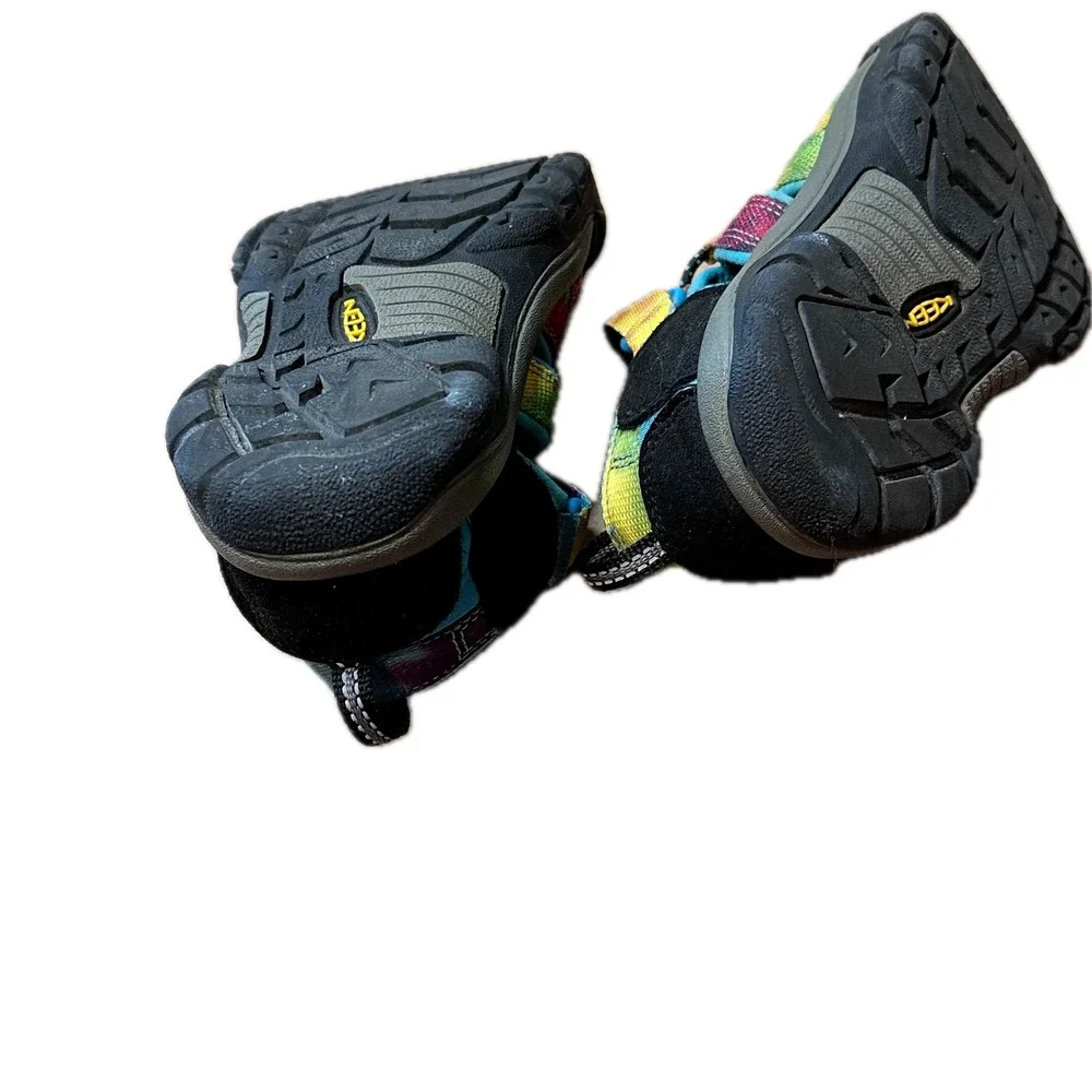Keen Kids Newport H2 Rainbow Tie Dye Water Sandals Blue Black Size 10 Toddler
